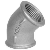 Galvaniseret vinkel 45 m. mf/mf - " x " Georg Fischer