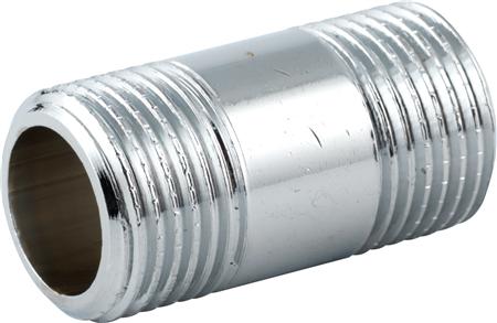 1/2X60Mm Mess.Nip.Rør Forkromet Raufoss Water & Gas